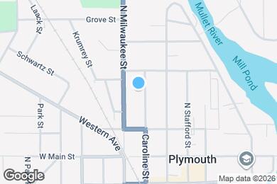 Map image of the property - 414 Caroline St