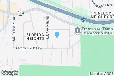 Map image of the property - 2203 Wingate St SW