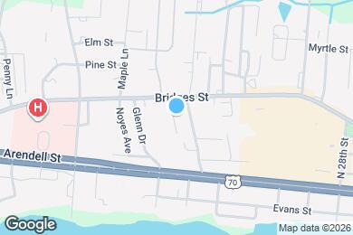 Map image of the property - 3309 Bridges St