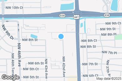Map image of the property - 661 NW 42nd Ave