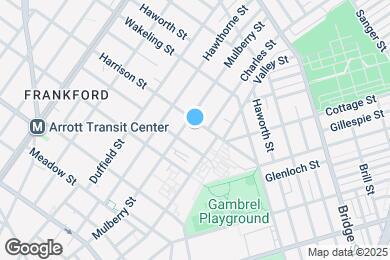 Map image of the property - 1810 Harrison St