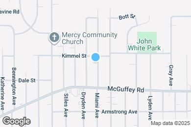 Map image of the property - 1148 Miami St