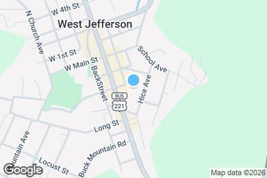Map image of the property - 215 S Jefferson Ave