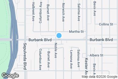 Map image of the property - 15057 Burbank Blvd
