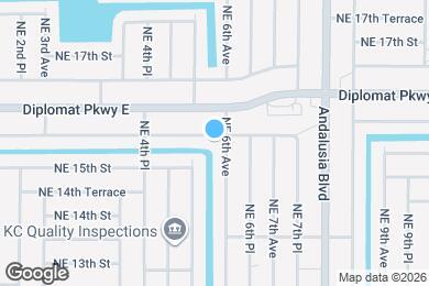 Map image of the property - 530 NE 15th Terrace