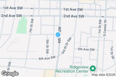 Map image of the property - 416 4th St SW
