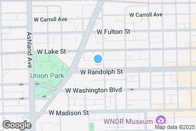 Map image of the property - 1360 W Randolph St