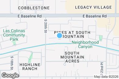Map image of the property - 2041 E Fawn Dr