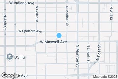 Map image of the property - 1124 W Maxwell Ave