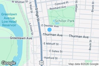 Map image of the property - 52 Thurman Ave