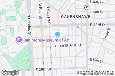 Map image of the property - 3130 Guilford Ave