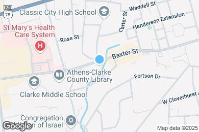 Map image of the property - 1075 Baxter St