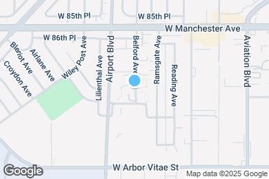 Map image of the property - 8815 Belford Ave