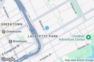 Map image of the property - Lafayette Park Place - Detroit, MI