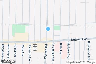 Map image of the property - 1357 Warren Rd