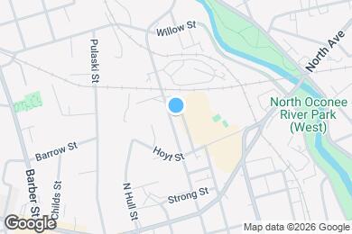 Map image of the property - 876 College Ave