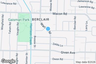 Map image of the property - 1023 Waring Rd