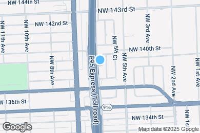 Map image of the property - 13845 NW 6th Ave