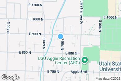 Map image of the property - 871 N 700 E