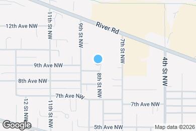 Map image of the property - 803 9th Ave NW