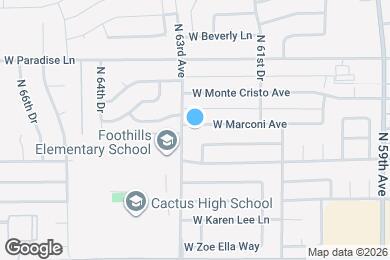 Map image of the property - 6237 W Marconi Ave