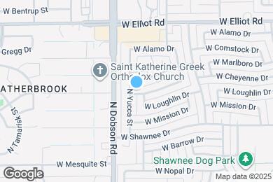 Map image of the property - 1824 W Cheyenne Dr