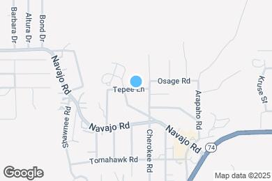 Map image of the property - 987 Tepee Ln