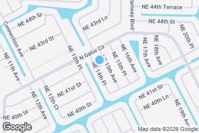 Map image of the property - 4137 NE 14th Pl