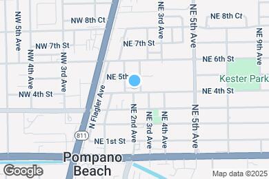 Map image of the property - 414 NE 1st Ave