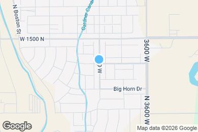 Map image of the property - 1385 N 3830 W