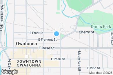 Map image of the property - 244 E Fremont St