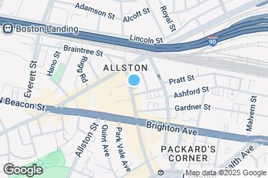 Map image of the property - 46 Harvard Ave