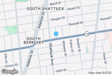 Map image of the property - 2117 Ashby Ave