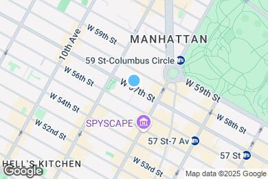 Map image of the property - 350 W 57th St
