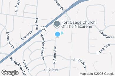 Map image of the property - 1501 N Aztec Ave