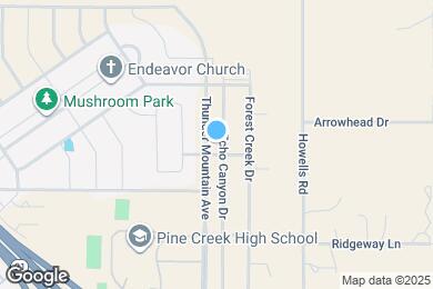 Map image of the property - 11020 Echo Canyon Dr