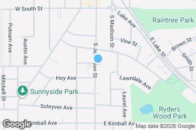 Map image of the property - 601 S Jefferson St