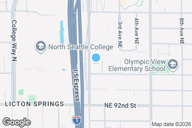 Map image of the property - 9520 1st Ave NE