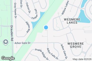 Map image of the property - 2013 Arbor Falls Dr
