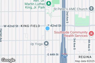 Map image of the property - 4221 Nicollet Ave