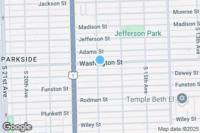 Map image of the property - 1648 Washington St