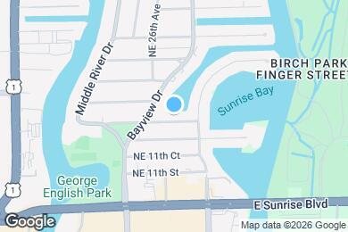 Map image of the property - 2625 NE 12th St