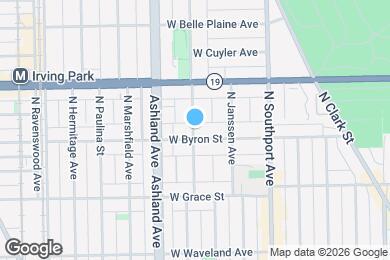 Map image of the property - 3911 N Greenview Ave