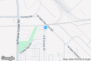 Map image of the property - 4116 O B Crowe Dr