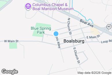 Map image of the property - 202 W Pine St