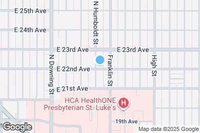 Map image of the property - 1511 E 22nd Ave