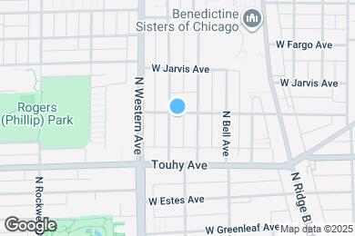 Map image of the property - 2317 W Chase Ave