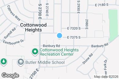 Map image of the property - 2826 E 7375 S