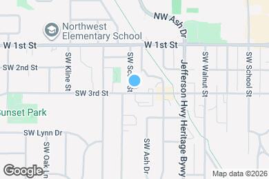 Map image of the property - 802 SW 3rd St