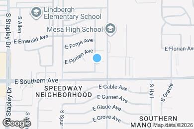 Map image of the property - 1541 E Flower Cir